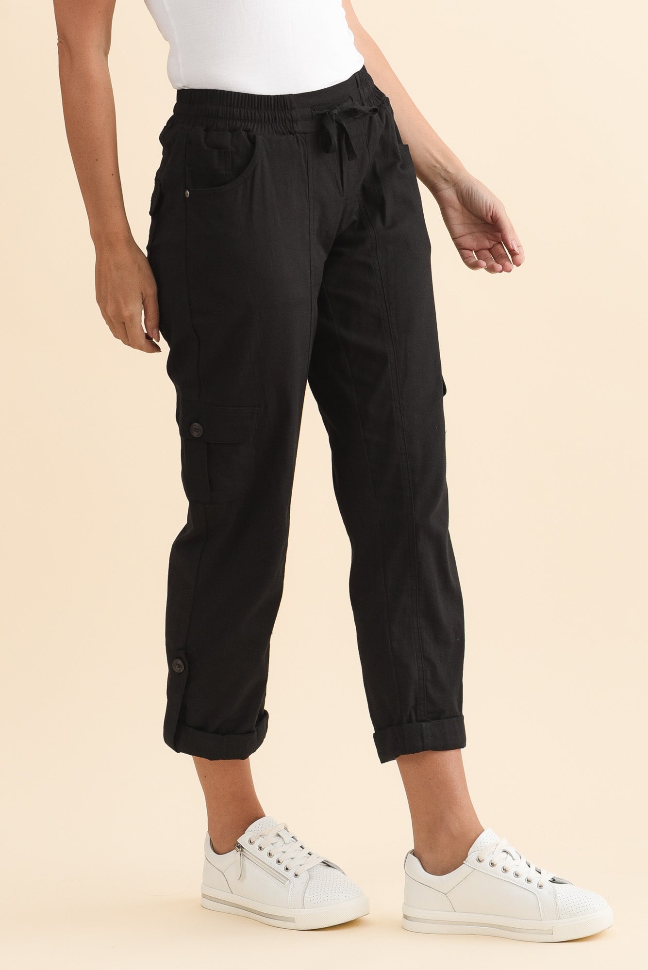 Women’s Black Cargo Pants