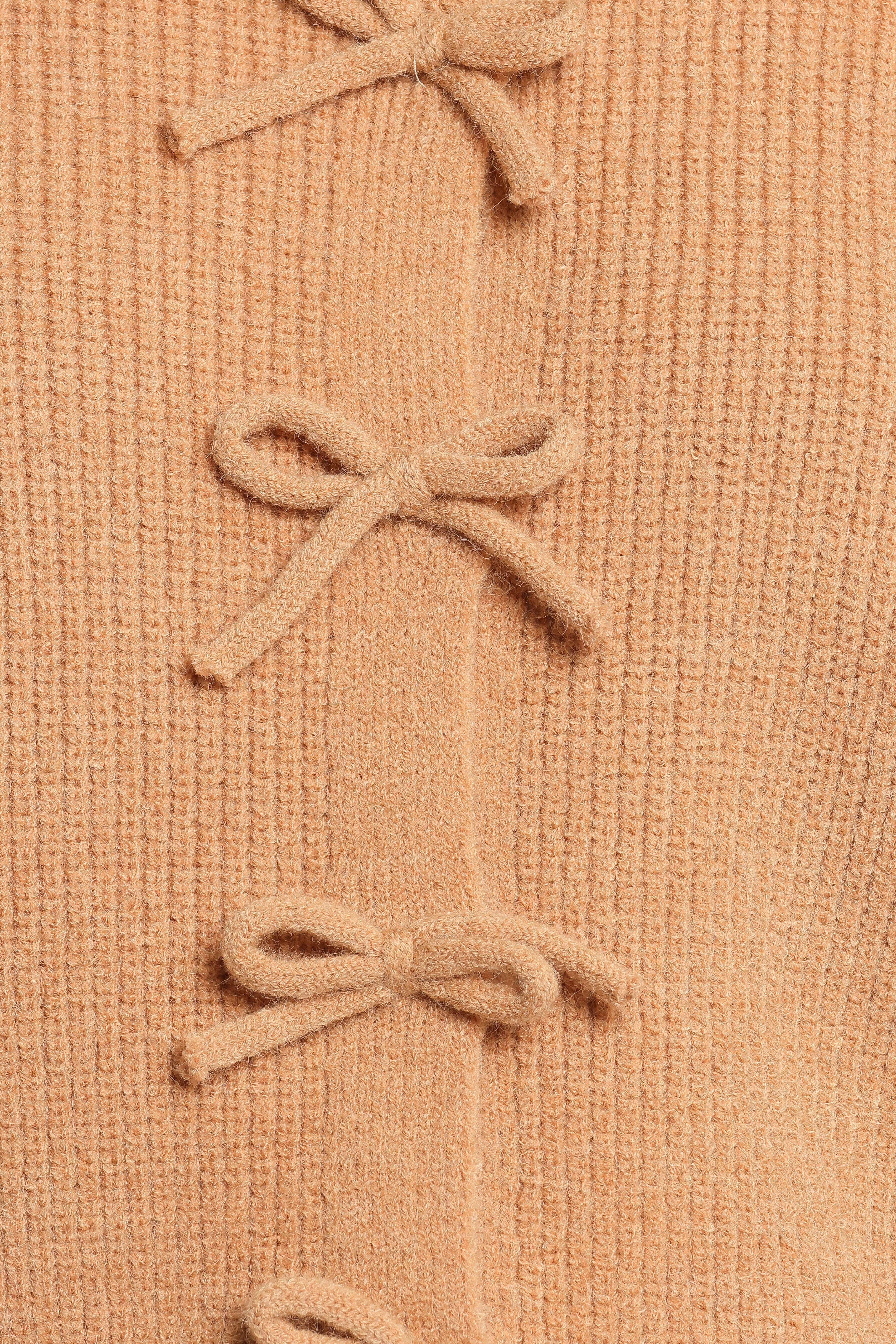 Women’s Bow Front Knit Cardigan