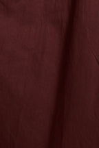 Women's Puff Sleeve Maxi Dress with Button Front and Elastic Back