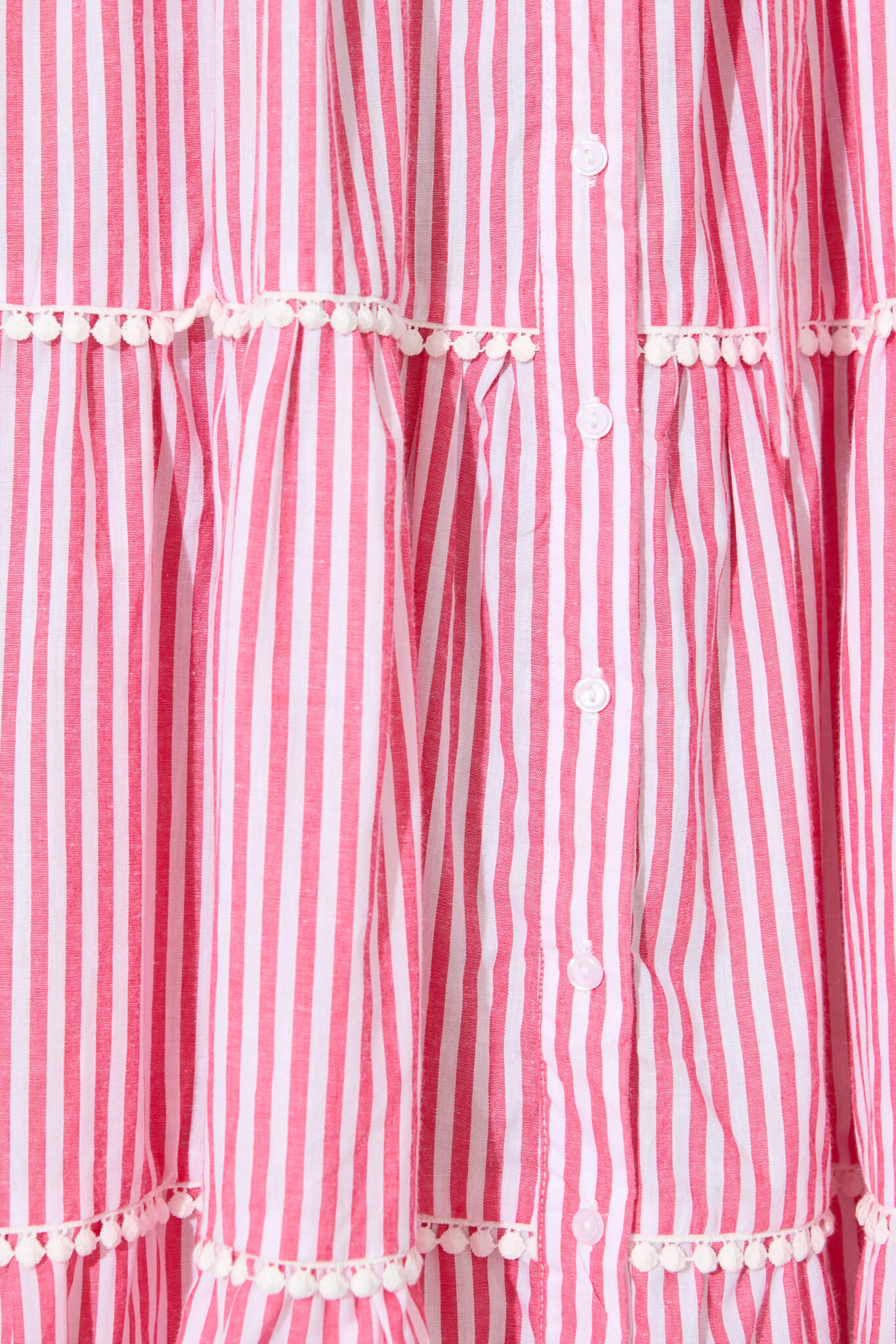 Women’s Collared Puff Sleeve Tie Waist Tiered Midi Dress