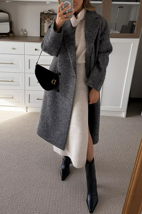 Women’s Cowl Neck Sleeveless Midi Sweater Dress