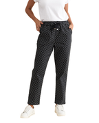 Women’s Drawstring Waist Polka Dot Pants
