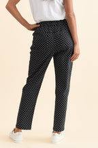 Women’s Drawstring Waist Polka Dot Pants