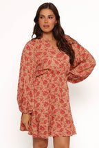 Women’s Floral Long Sleeve Mini Dress