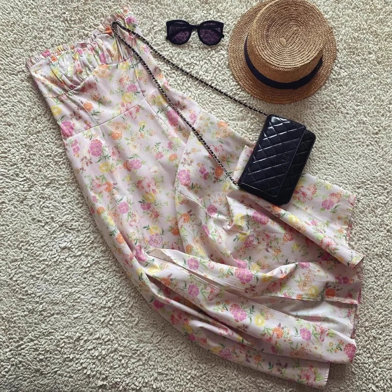 Women’s Floral Print Midi Dress