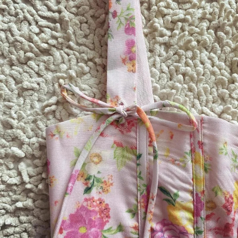 Women’s Floral Print Midi Dress