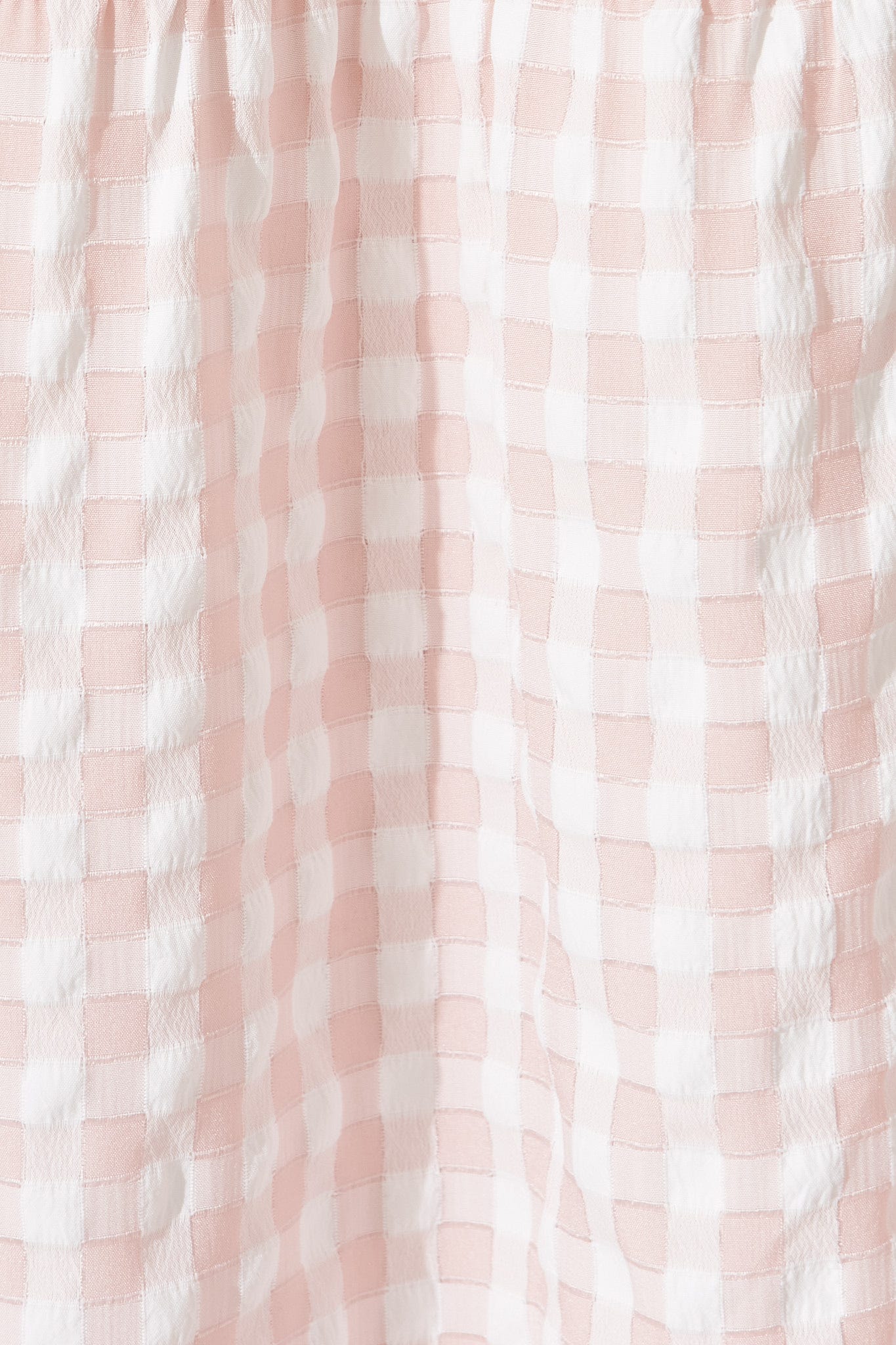 Women’s Checked Tiered Flounce Sleeve Midi Dress