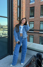 Women’s High-Waisted Pearl Jeans