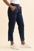 Women’s Indigo Denim Drawstring Pants