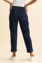 Women’s Indigo Denim Drawstring Pants