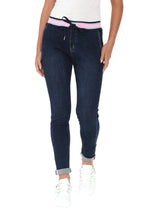 Women’s Indigo Drawstring Denim Jeans