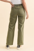 Women’s Khaki Wide Leg Pants