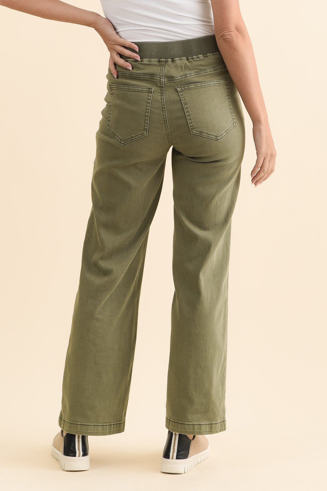 Women’s Khaki Wide Leg Pants