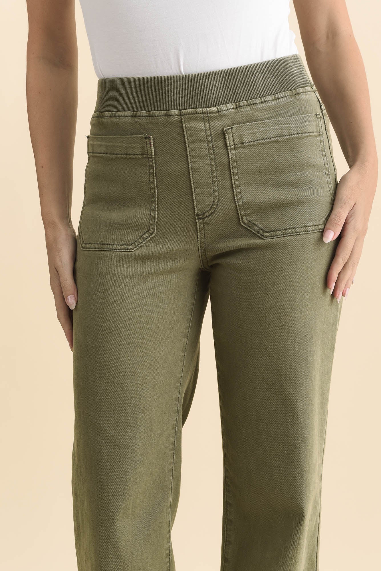 Women’s Khaki Wide Leg Pants