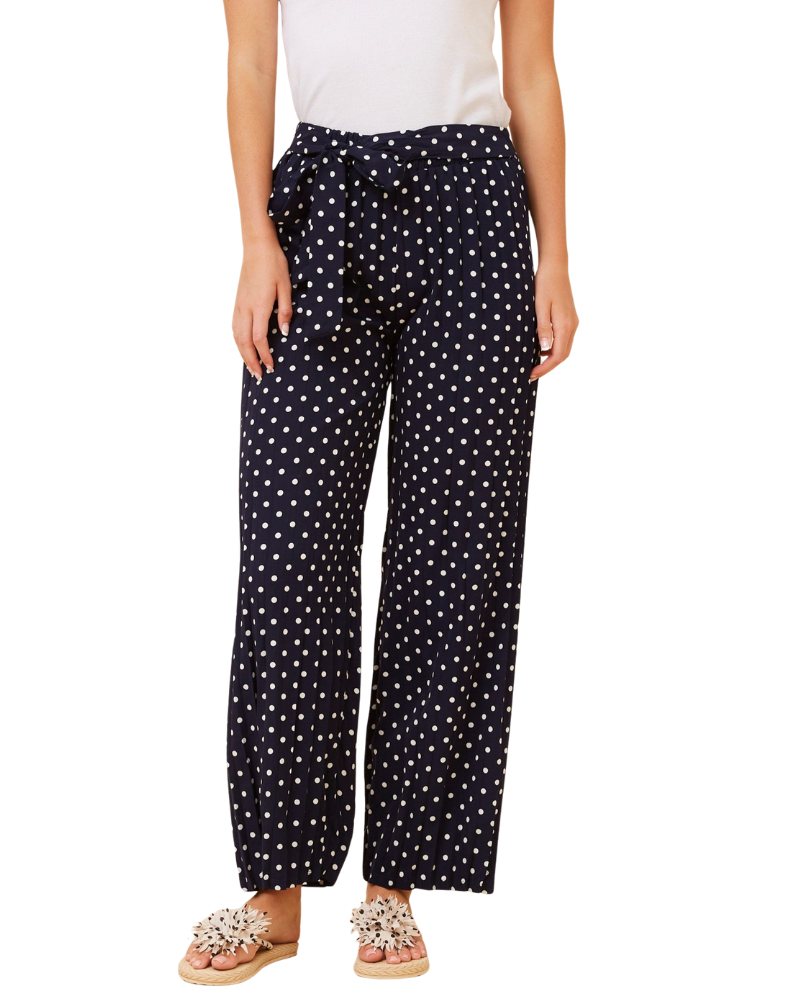 Women’s Polka Dot Wide Leg Pants