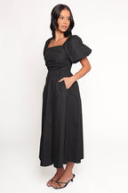 Women’s Puff Sleeve Midi Dress