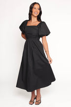 Women’s Puff Sleeve Midi Dress