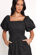 Women’s Puff Sleeve Midi Dress