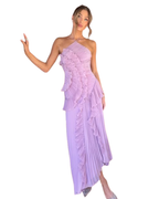 Women’s Ruffled Halter Neck Maxi Dress