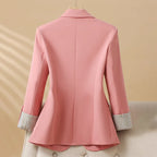 Women’s Tailored Notched Lapel Single Button Blazer