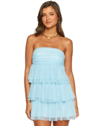 Women’s Strapless Tulle Mini Dress