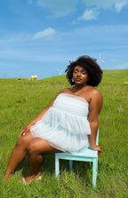 Women’s Strapless Tulle Mini Dress