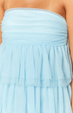 Women’s Strapless Tulle Mini Dress