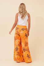 Women’s Wide Leg Printed Long Pants